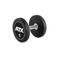 Rubber Dumbbell - ATX Logo -  10.0 kg