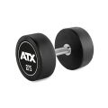 Rubber Dumbbell - ATX Logo -  27.5 kg