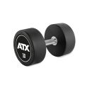 Rubber Dumbbell - ATX Logo -  30.0 kg