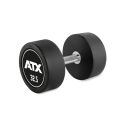 Rubber Dumbbell - ATX Logo -  32.5 kg